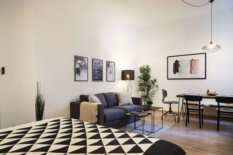 1- Zimmer Wohnung mit modernem Interior — photo 1